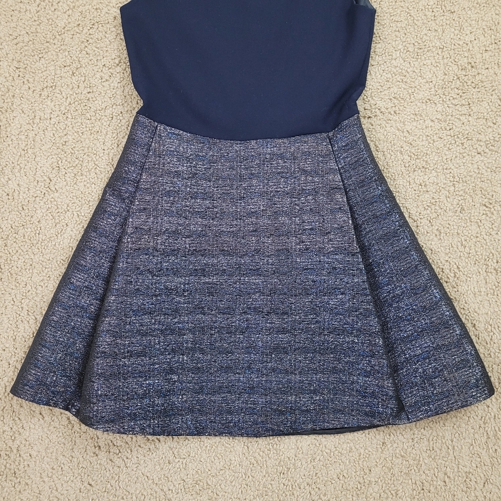 Maje Granaig Two Tone Flared Dress - Picture 5 of 8